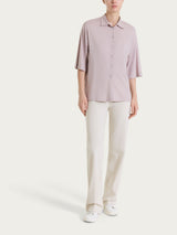 Camicia con manica 3/4 in Voile Stretch Rosa Donna - Ragno