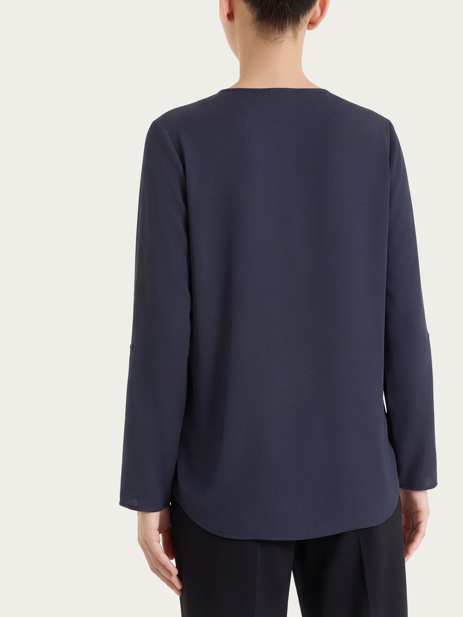 Camisa de manga larga azul para mujer - Ragno