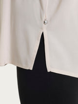 Camicia con manica risvoltabile in Voile Stretch Bianchi Donna - Ragno