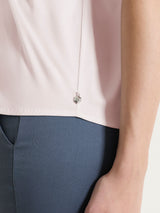Blusa con manica kimono in Voile Stretch Rosa Donna - Ragno