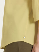 Blusa con manica 3/4 in Voile Stretch Verdi Donna - Ragno