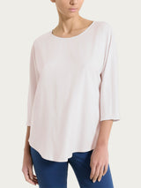 Blusa con manica 3/4 in Voile Stretch Rosa Donna - Ragno