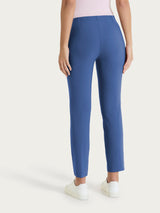 Pantalone capri con spacchetti in Linen Super Fresh Blu Donna - Ragno