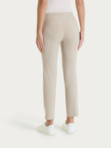 Pantalone capri con spacchetti in Linen Super Fresh Marroni Donna - Ragno