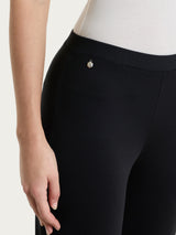 Pantalone ampio in Compact Light Neri Donna - Ragno