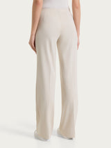 Pantalone ampio in Compact Light Bianchi Donna - Ragno