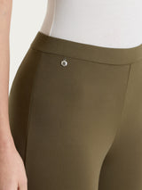 Pantalone ampio in Compact Light Verdi Donna - Ragno