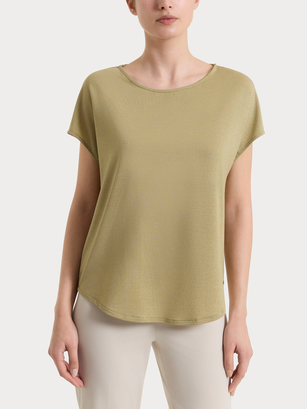 Maglietta con manica corta kimono in Summer Light Verdi Donna - Ragno