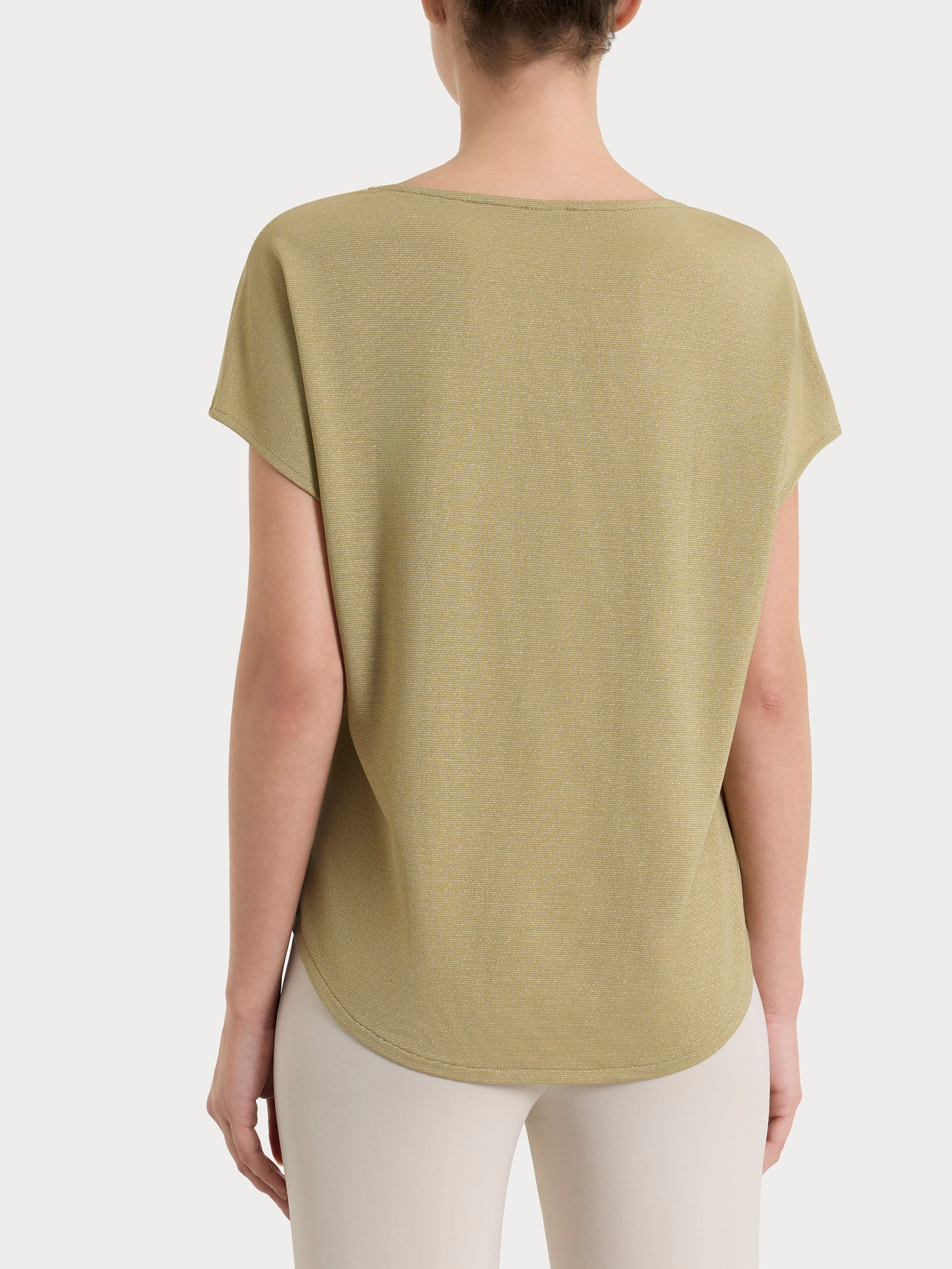 Maglietta con manica corta kimono in Summer Light Verdi Donna - Ragno