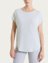 Maglietta con manica corta kimono in Summer Light Bianchi Donna - Ragno