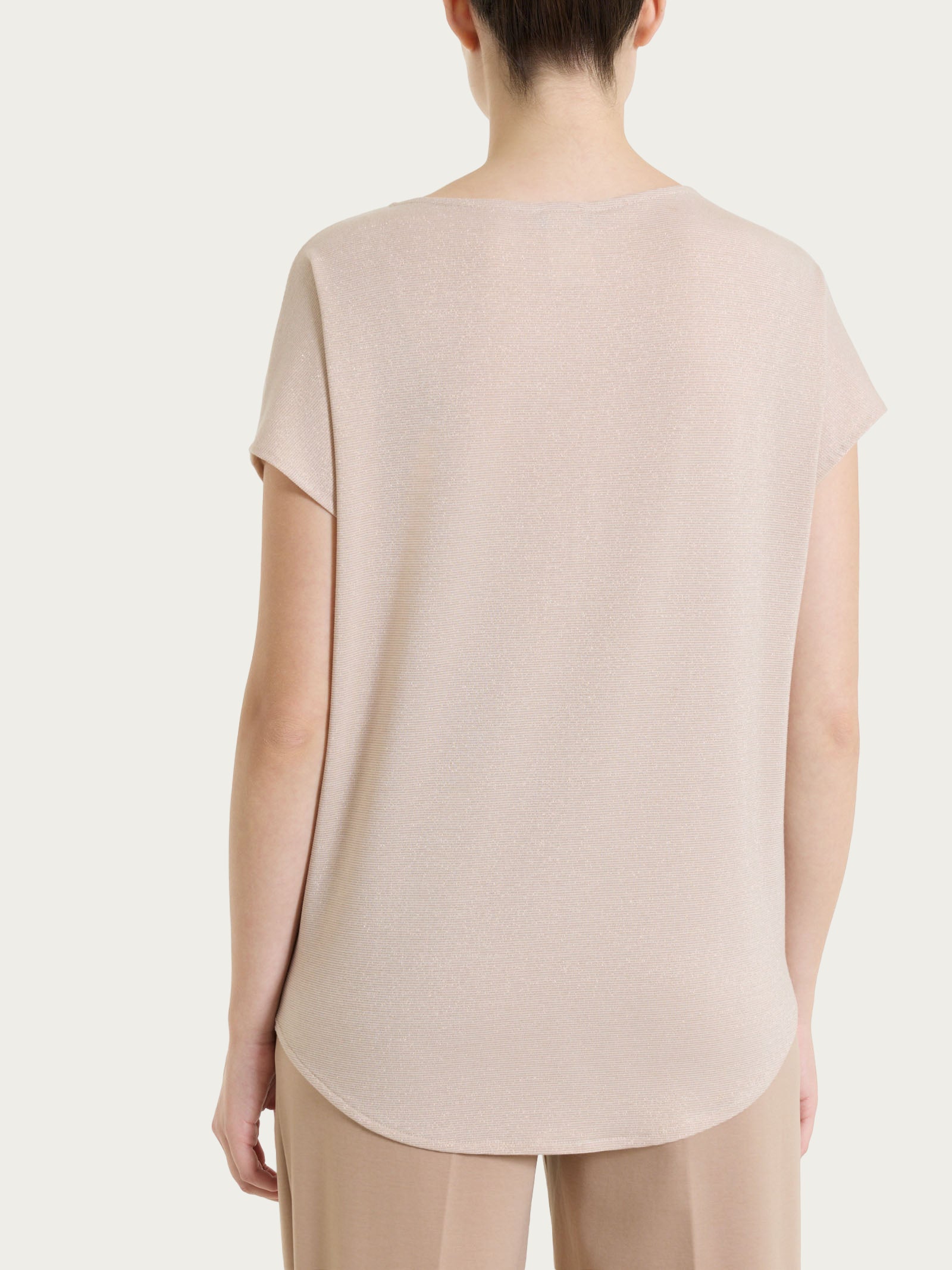 Maglietta con manica corta kimono in Summer Light Marroni Donna - Ragno