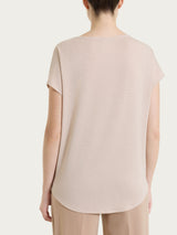 Maglietta con manica corta kimono in Summer Light Marroni Donna - Ragno