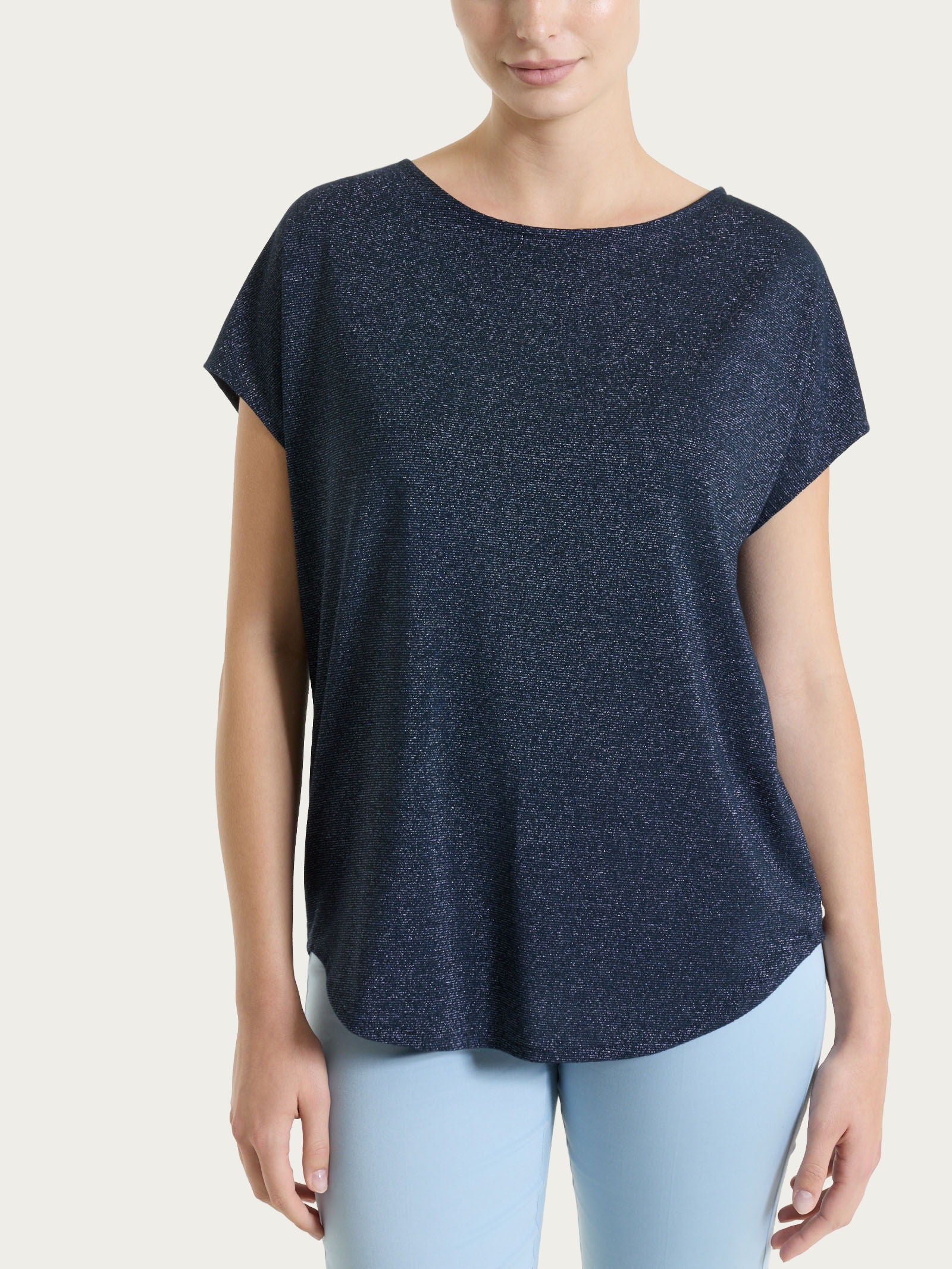 Maglietta con manica corta kimono in Summer Light Azzurri Donna - Ragno