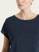 Maglietta con manica corta kimono in Summer Light Azzurri Donna - Ragno