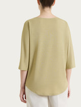 Maglietta con manica 3/4 kimono in Summer Light Verdi Donna - Ragno