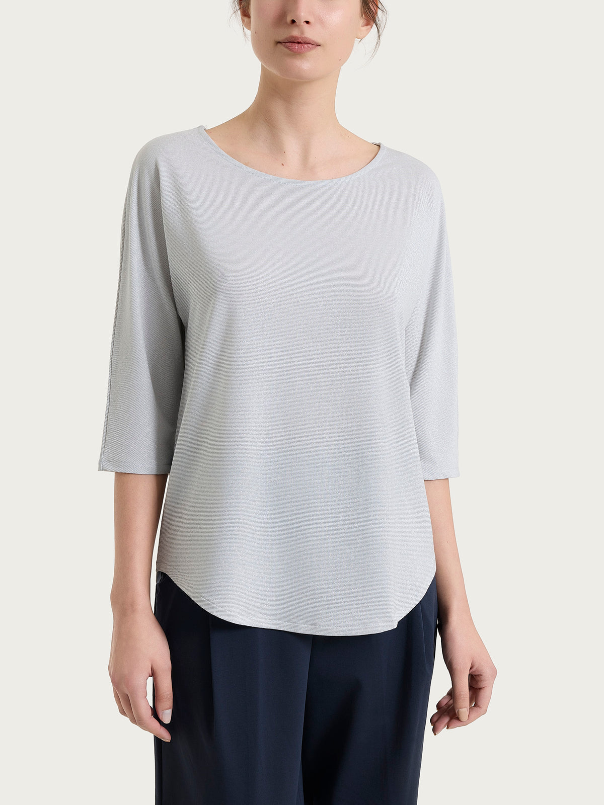 Maglietta con manica 3/4 kimono in Summer Light Bianchi Donna - Ragno