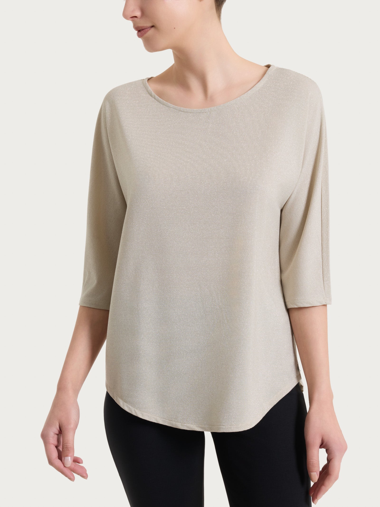 Maglietta con manica 3/4 kimono in Summer Light Bianchi Donna - Ragno