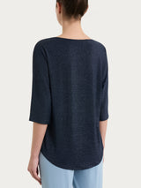 Maglietta con manica 3/4 kimono in Summer Light Azzurri Donna - Ragno