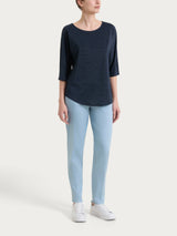 Maglietta con manica 3/4 kimono in Summer Light Azzurri Donna - Ragno