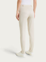 Pantalone chino slim con tasche in Satin Power Bianchi Donna - Ragno