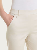 Pantalone chino slim con tasche in Satin Power Bianchi Donna - Ragno