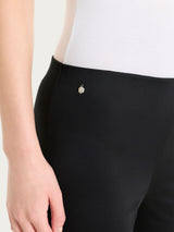 Pantalone capri dritto in Satin Power Neri Donna - Ragno