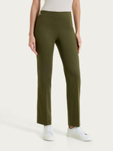 Pantalone capri dritto in Satin Power Verdi Donna - Ragno