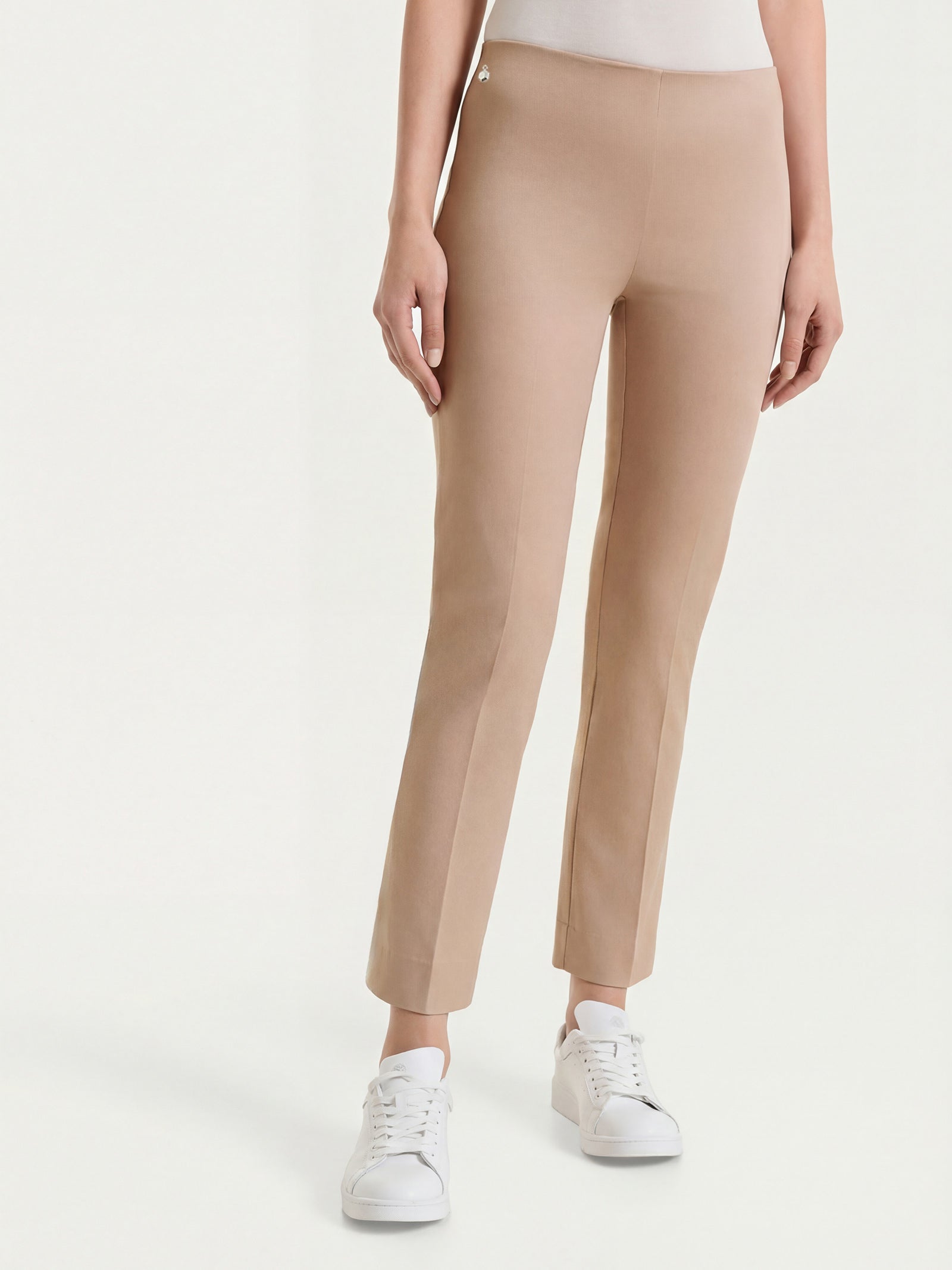 Pantalone capri dritto in Satin Power Marroni Donna - Ragno