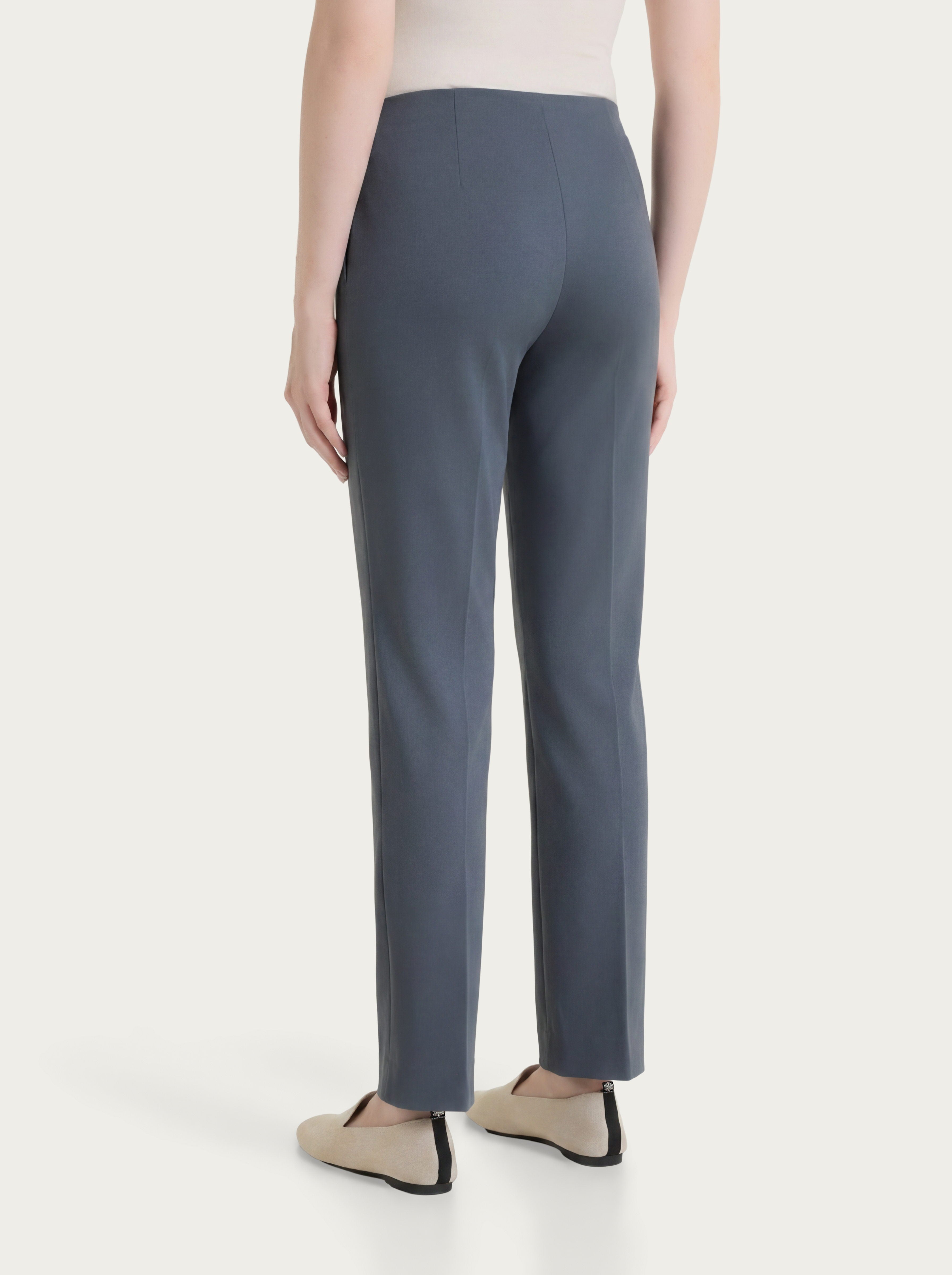 Pantalone capri dritto in Satin Power Neri Donna - Ragno
