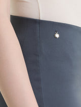 Pantalone capri dritto in Satin Power Neri Donna - Ragno