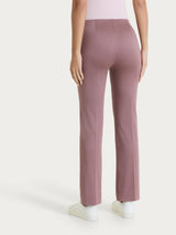 Pantalone capri dritto in Satin Power Viola Donna - Ragno