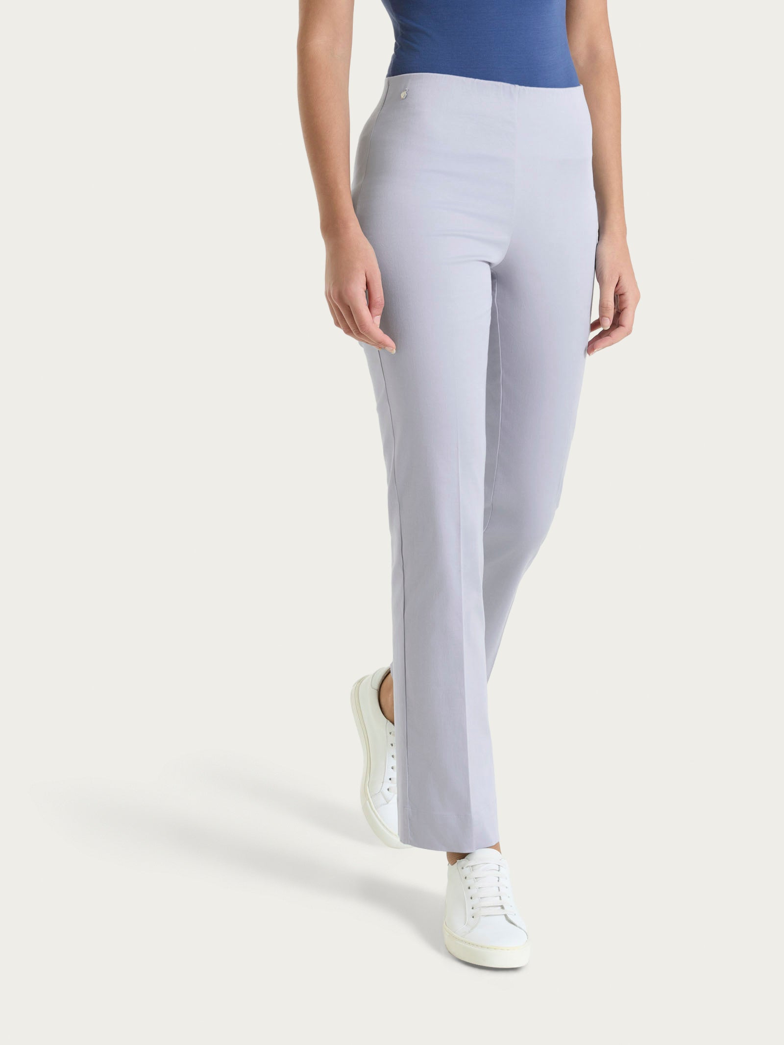 Pantalone capri dritto in Satin Power Grigi Donna - Ragno