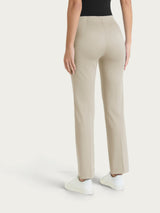 Pantalón capri recto en Satin Power Marrón Mujer - Ragno