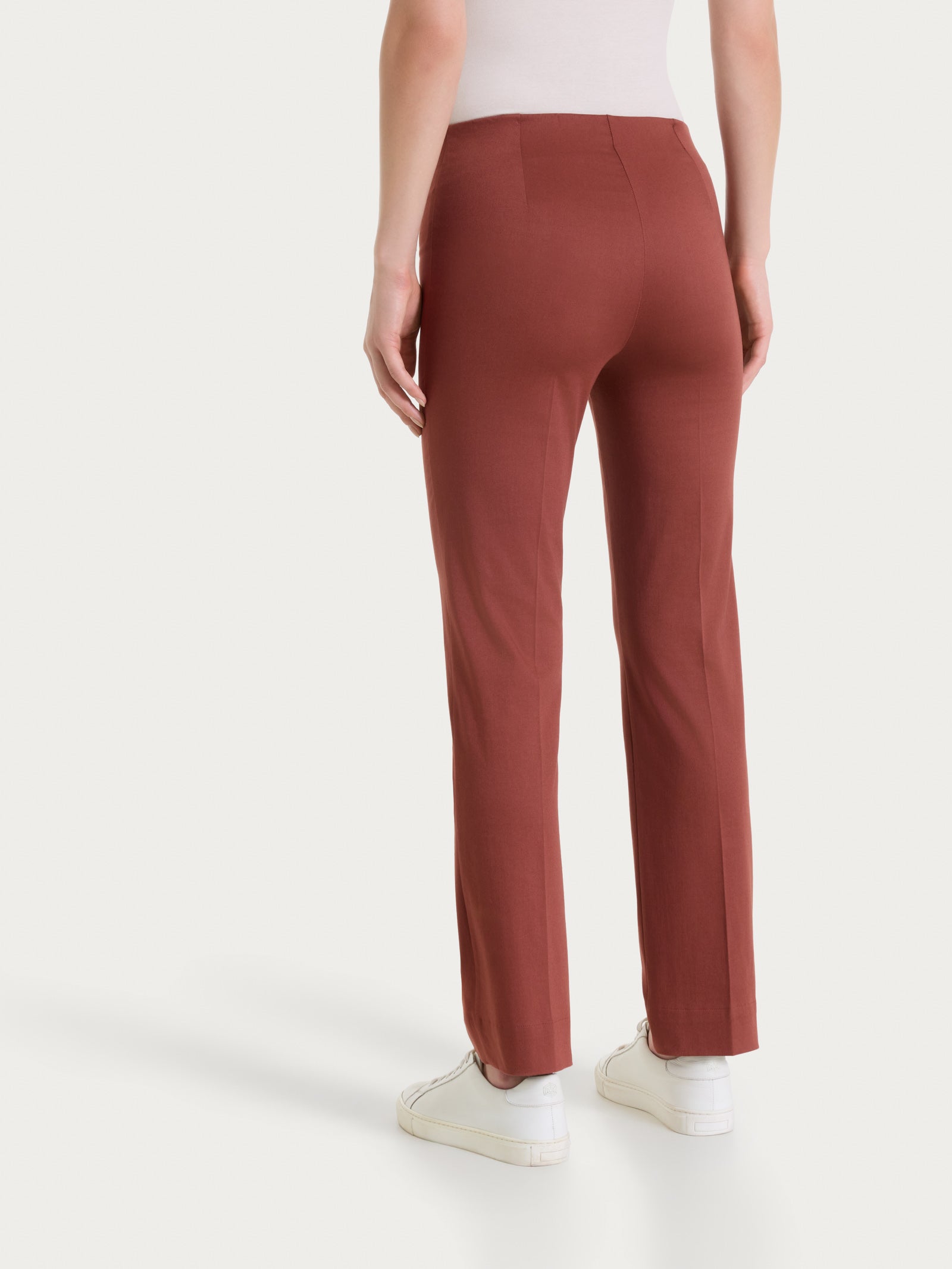 Pantalone capri dritto in Satin Power Marroni Donna - Ragno