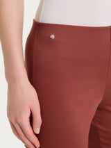 Pantalone capri dritto in Satin Power Marroni Donna - Ragno