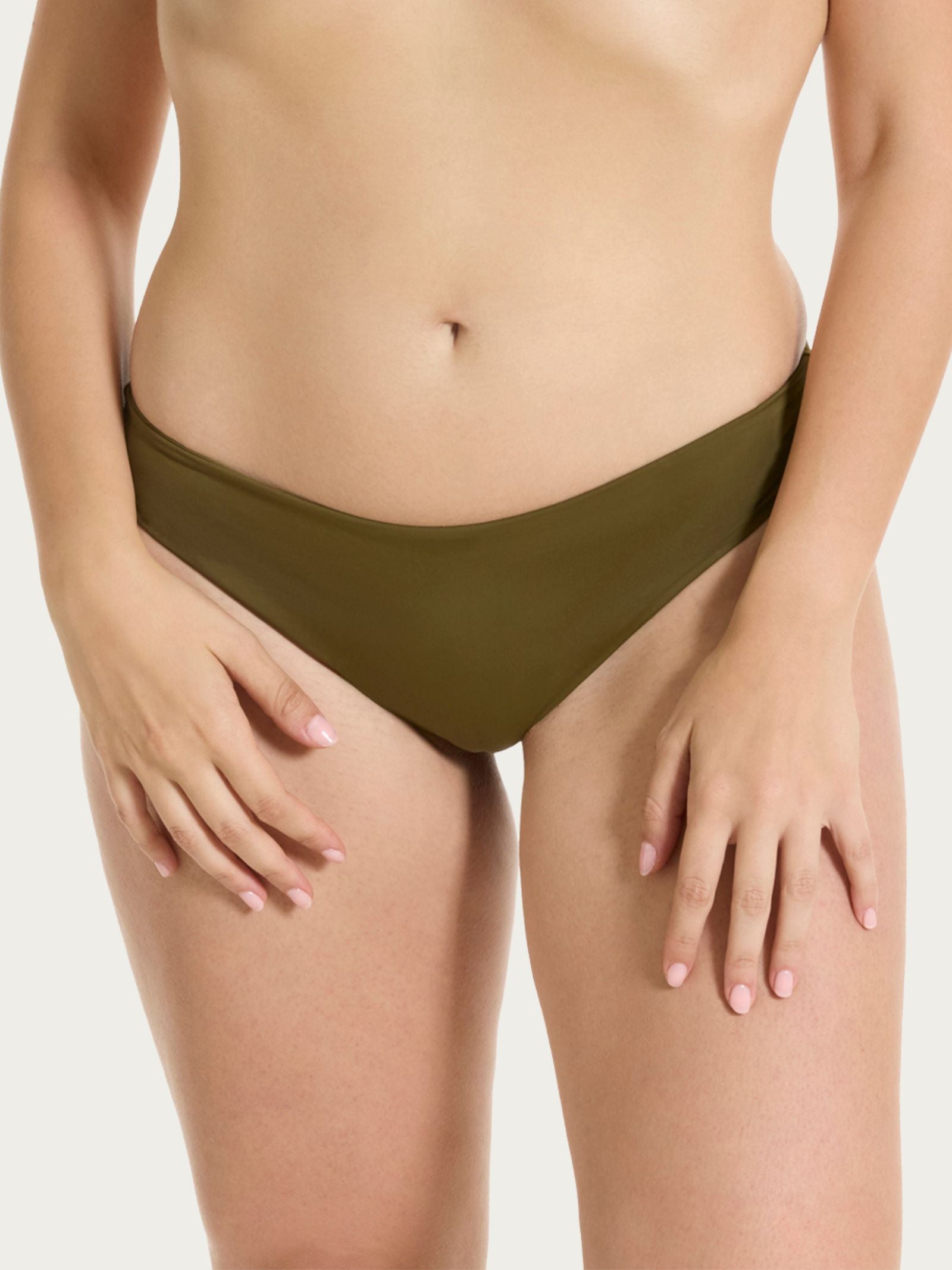 Grüner Stretch-Mikrofaser-Slip - Ragno