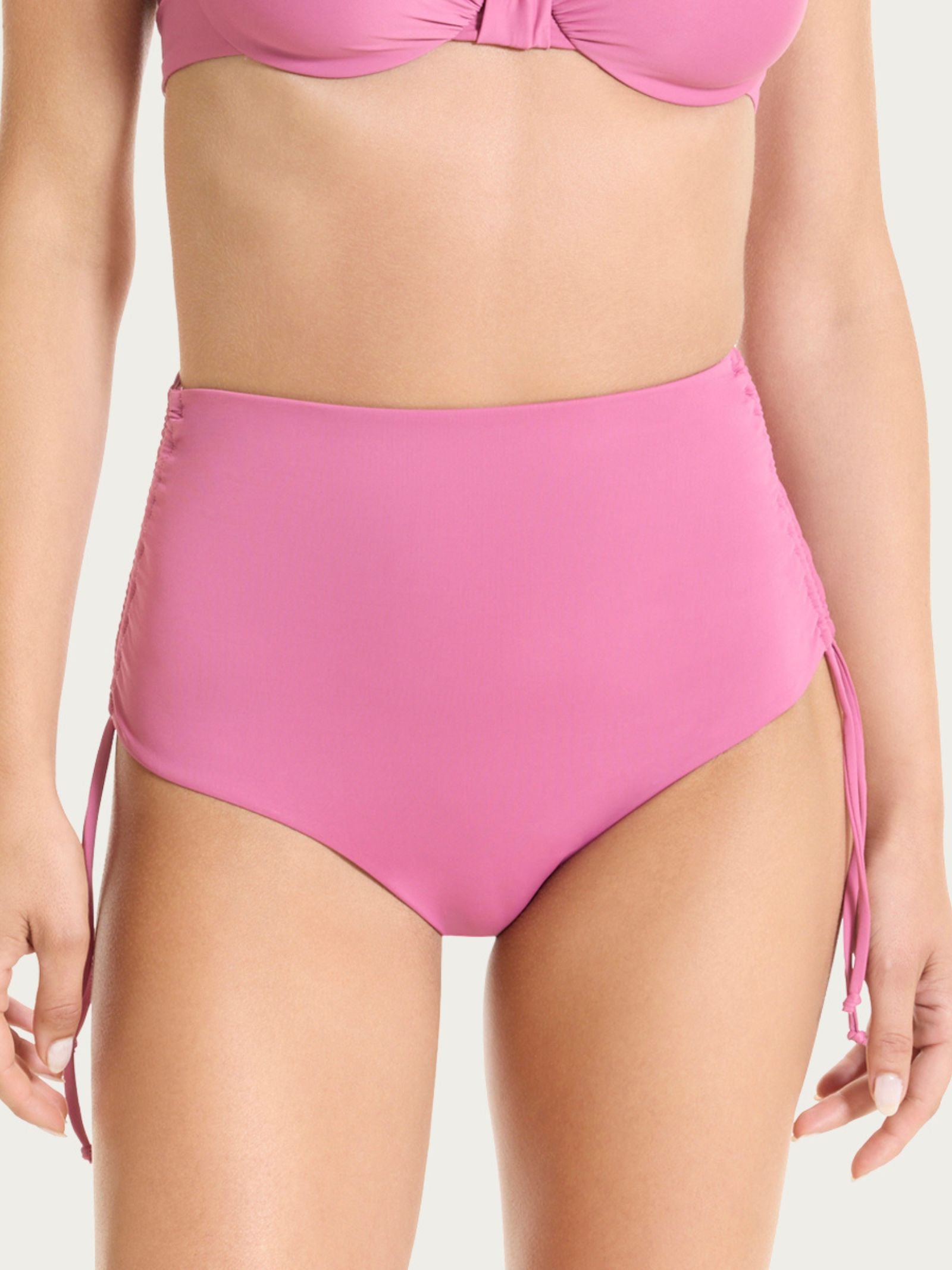 Slip alto regolabile in Microfibra Stretch Rosa Donna - Ragno