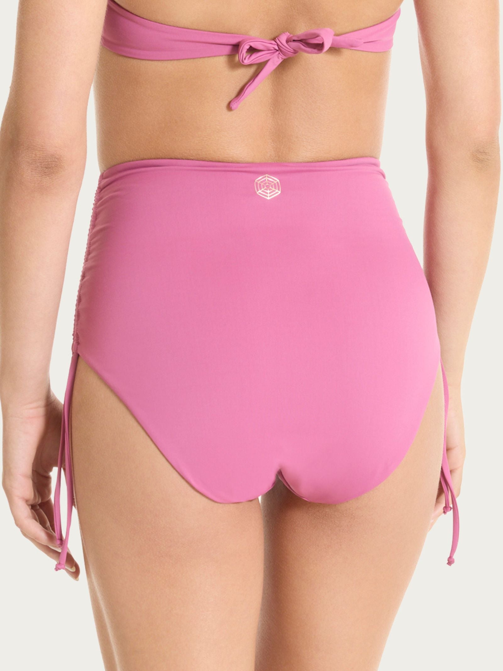 Slip alto regolabile in Microfibra Stretch Rosa Donna - Ragno