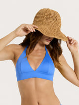 Azzurri Women's Stretch Microfiber Triangle Bra - Ragno