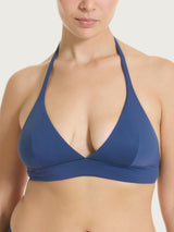 Reggiseno a triangolo in Microfibra Stretch Blu Donna - Ragno