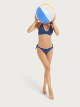Reggiseno a triangolo in Microfibra Stretch Blu Donna - Ragno