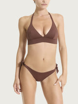 Reggiseno a triangolo in Microfibra Stretch Marroni Donna - Ragno