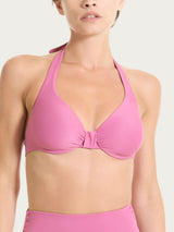 Reggiseno con ferretto in Microfibra Stretch Rosa Donna - Ragno
