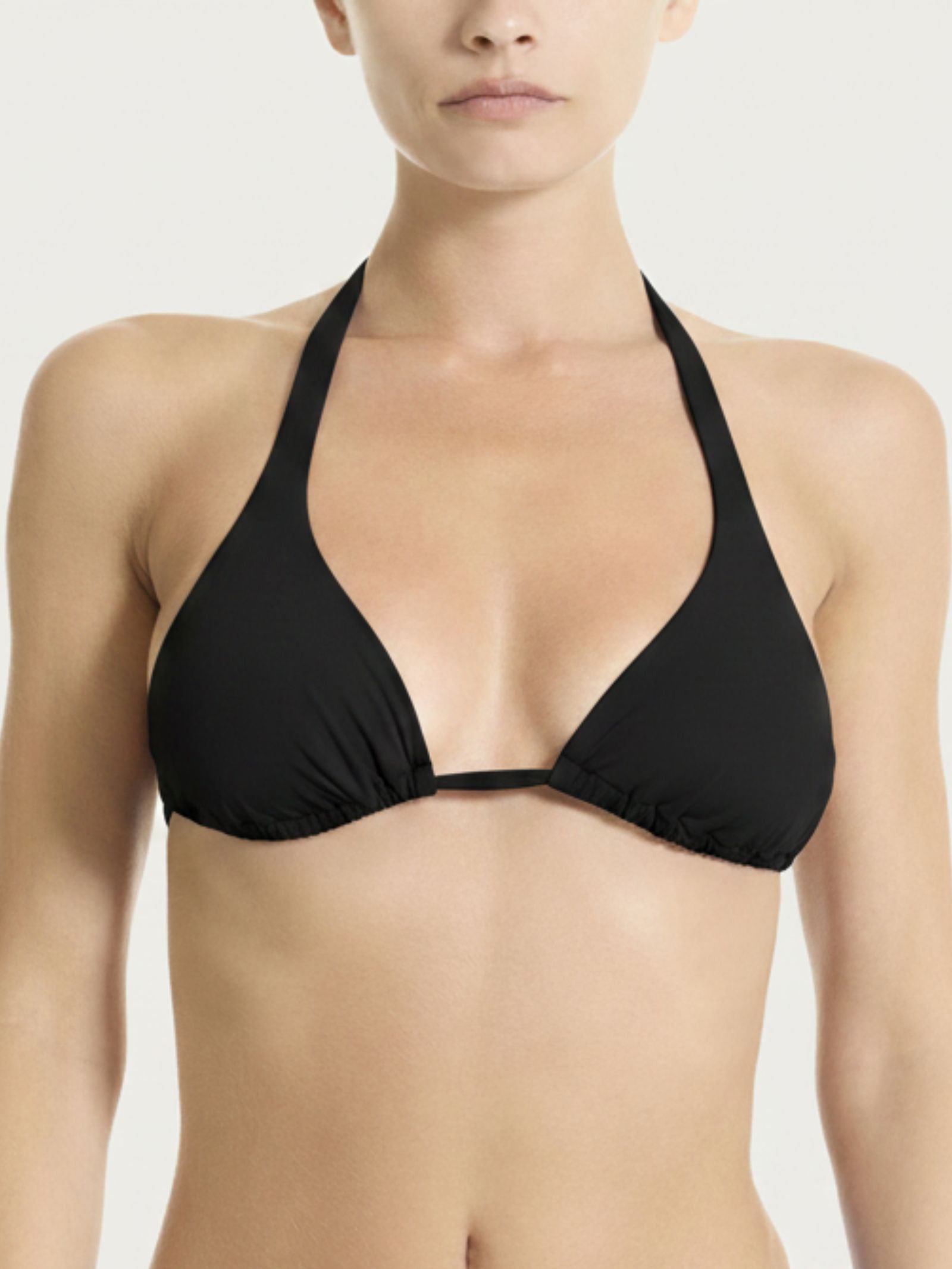 Anpassbarer Triangel-BH aus Stretch-Mikrofaser Schwarz Damen - Ragno