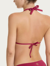 Reggiseno a triangolo personalizzabile in Microfibra Stretch Rossi Donna - Ragno