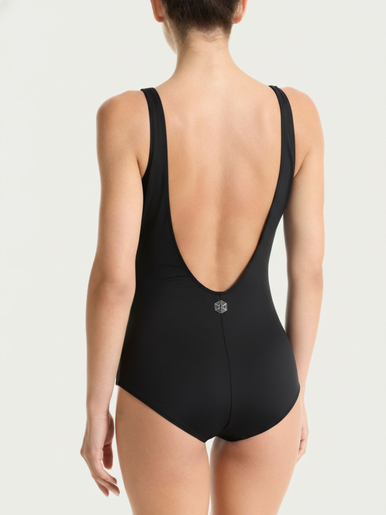 Costume intero con sostegno in microfibra stretch Neri Donna - Ragno