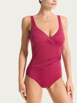 Costume intero con sostegno in microfibra stretch Rossi Donna - Ragno