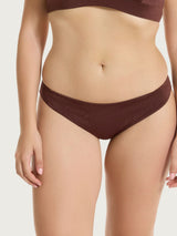 Slip in Microfibra Stretch Lurex Marroni Donna - Ragno