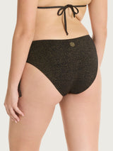 Slip regolabile in Microfibra Stretch Lurex Neri Donna - Ragno