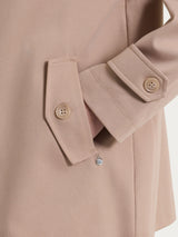 Kurzer Trench-Mantel in Compact Light Brown Women - Ragno